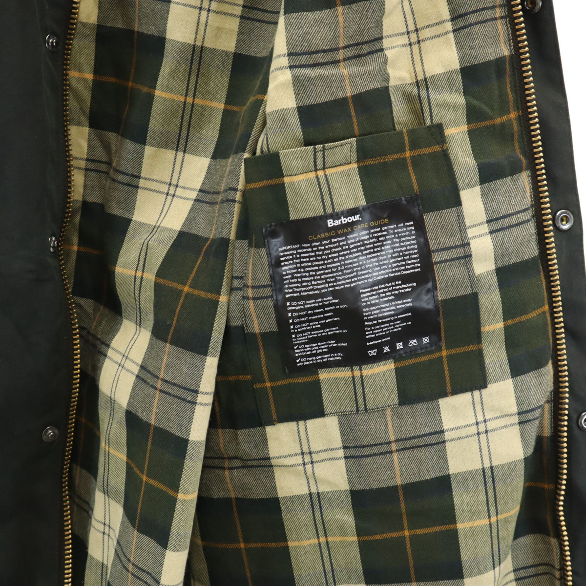 Barbour バブアー 2ワラント ビューフォート ワックス ジャケット 38 深緑系 BEAUFORT メンズ