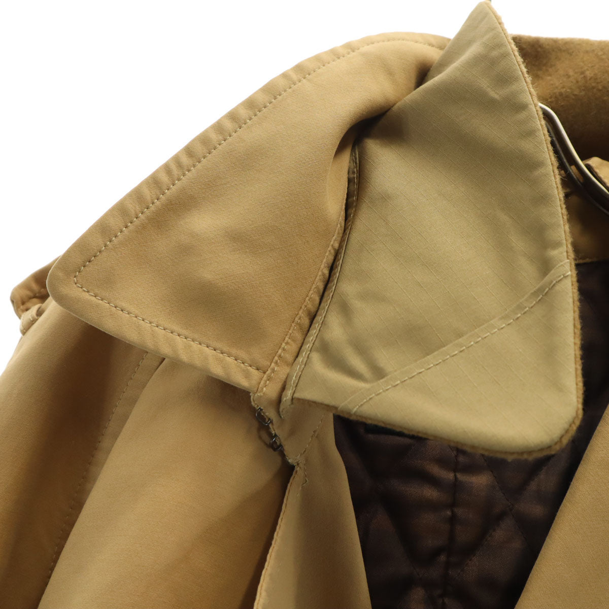 BURBERRY LONDON BLUE LABEL バーバリー ロンドン ブルーレーベル トレンチコート M ベージュ 三陽商会 中綿 メンズ