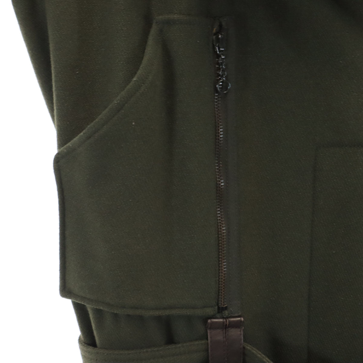 Diesel Style Lab ディーゼル スタイル ラボ イタリア製 ウールコート S カーキ レディース