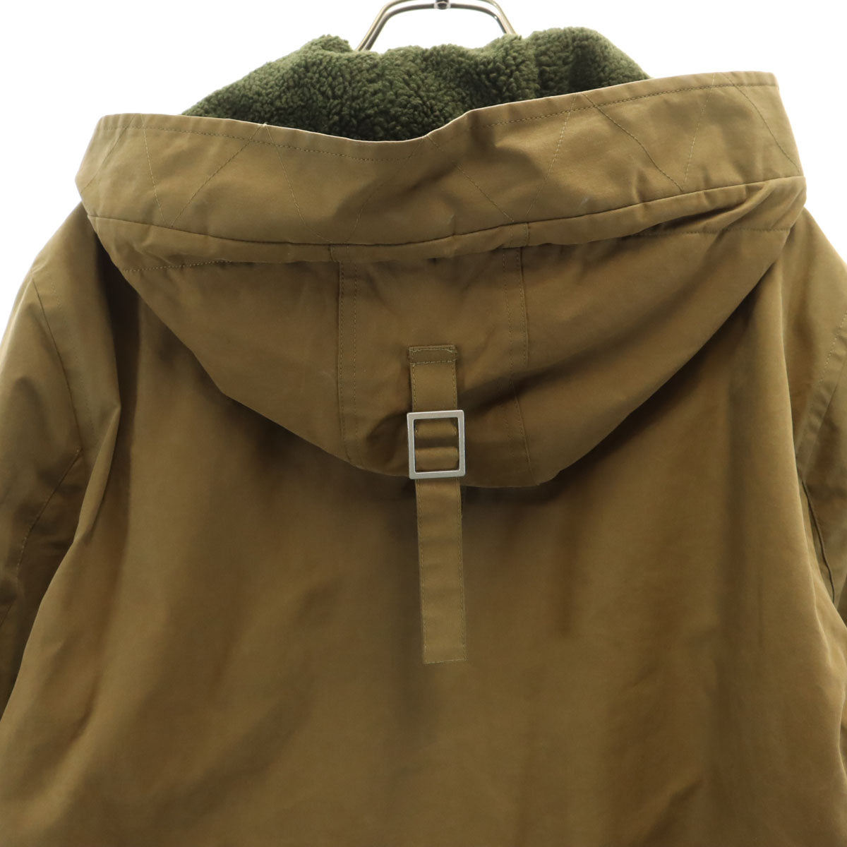 A.P.C. アーペーセー ワックスコーティング加工 モッズコート XS カーキブラウン 裏ボア メンズ