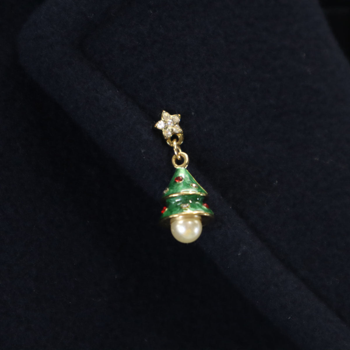 LAUREN RALPH LAUREN PETITE ローレンラルフローレン ペティート ウール コート 2P ネイビー レディース