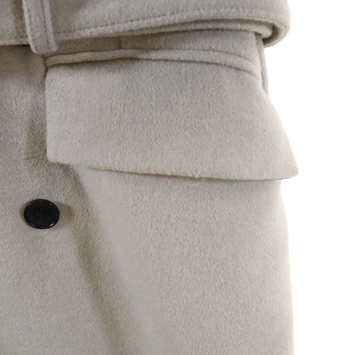 HARE ハレ ウールブレンド コート S グレー メンズ