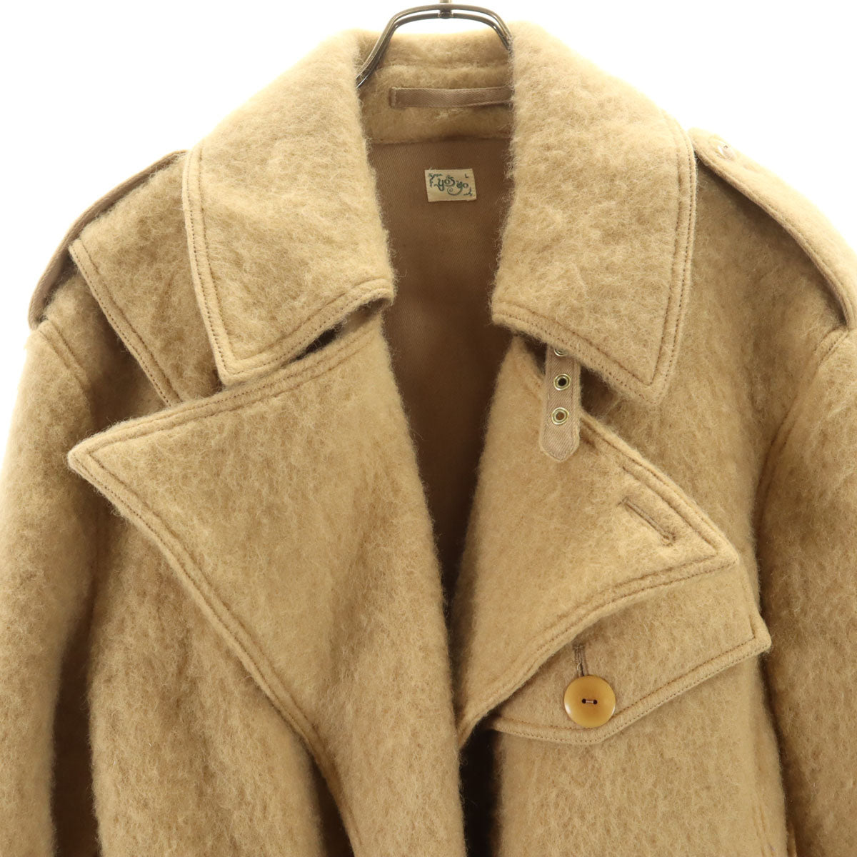 yosyo 日本製 ウールコート L ベージュ ビームス レディース