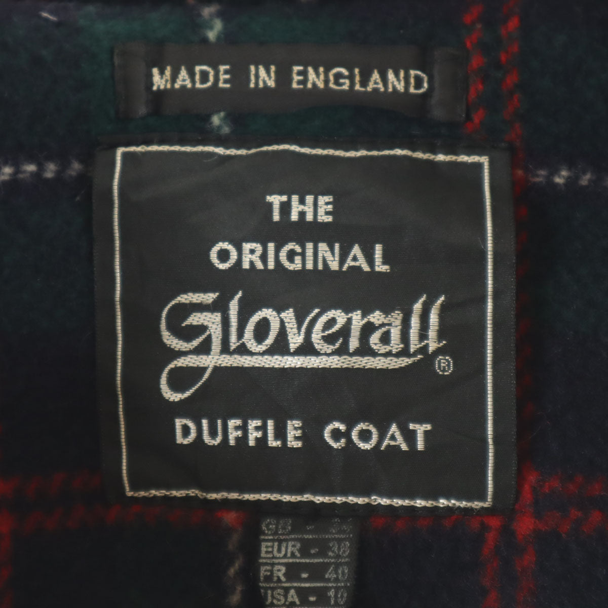 Gloverall グローバーオール 80s 90s イングランド製 オールド ダッフルコート 38 グリーン メンズ
