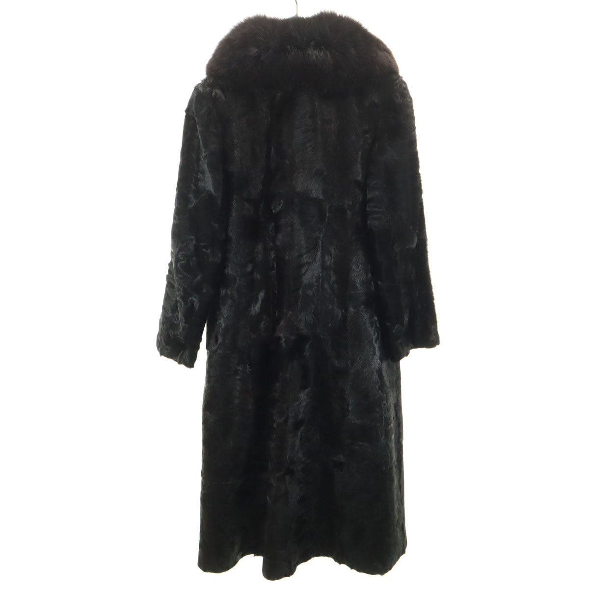 美品 毛皮コート 11 ブラック レディース