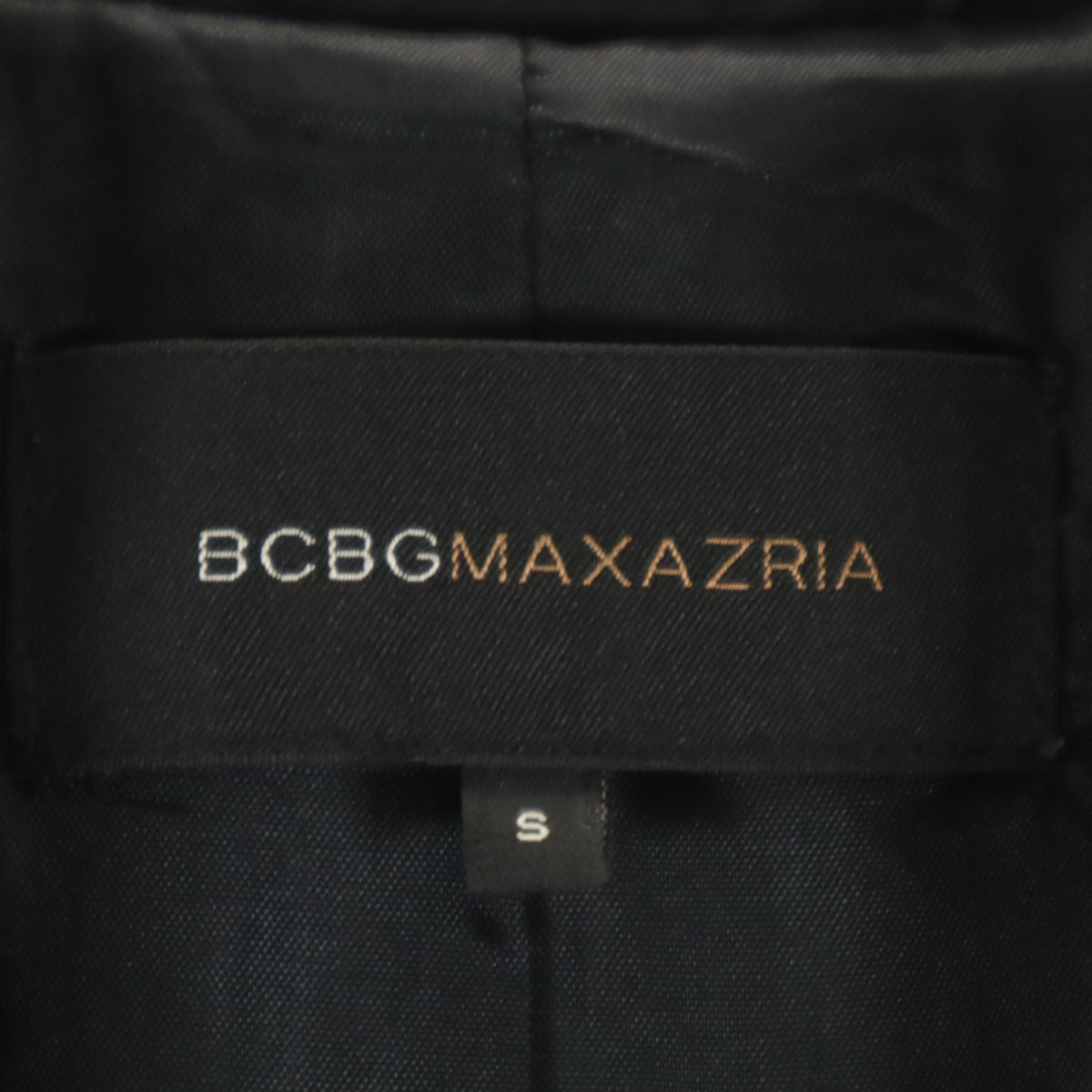 BCBGMAXAZRIA ビーシービージーマックスアズリア コート S ブラック レディース