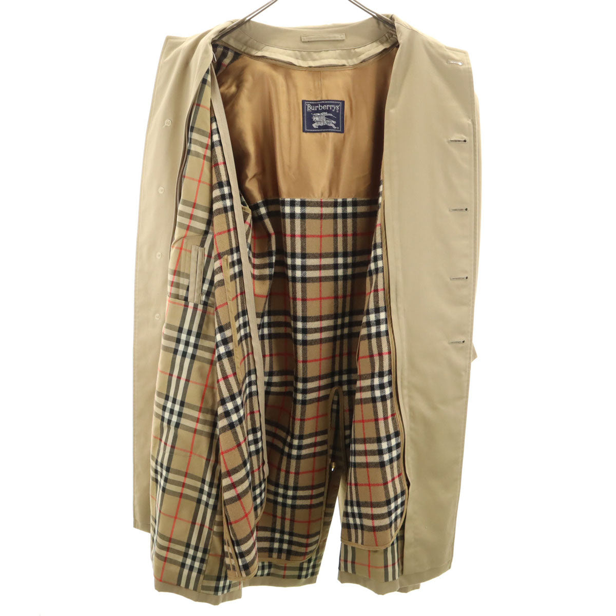 Burberrys バーバリーズ 90s オールド ステンカラーコート 38 ベージュ ライナー付き メンズ