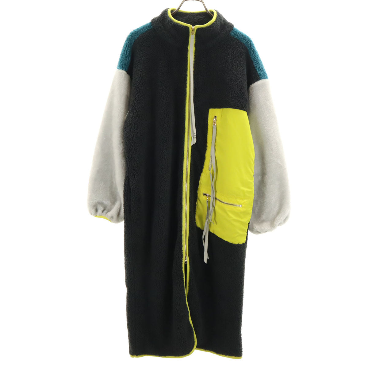 UGG アグ マーレーンシェルパロング ジャケット S グレー レディース