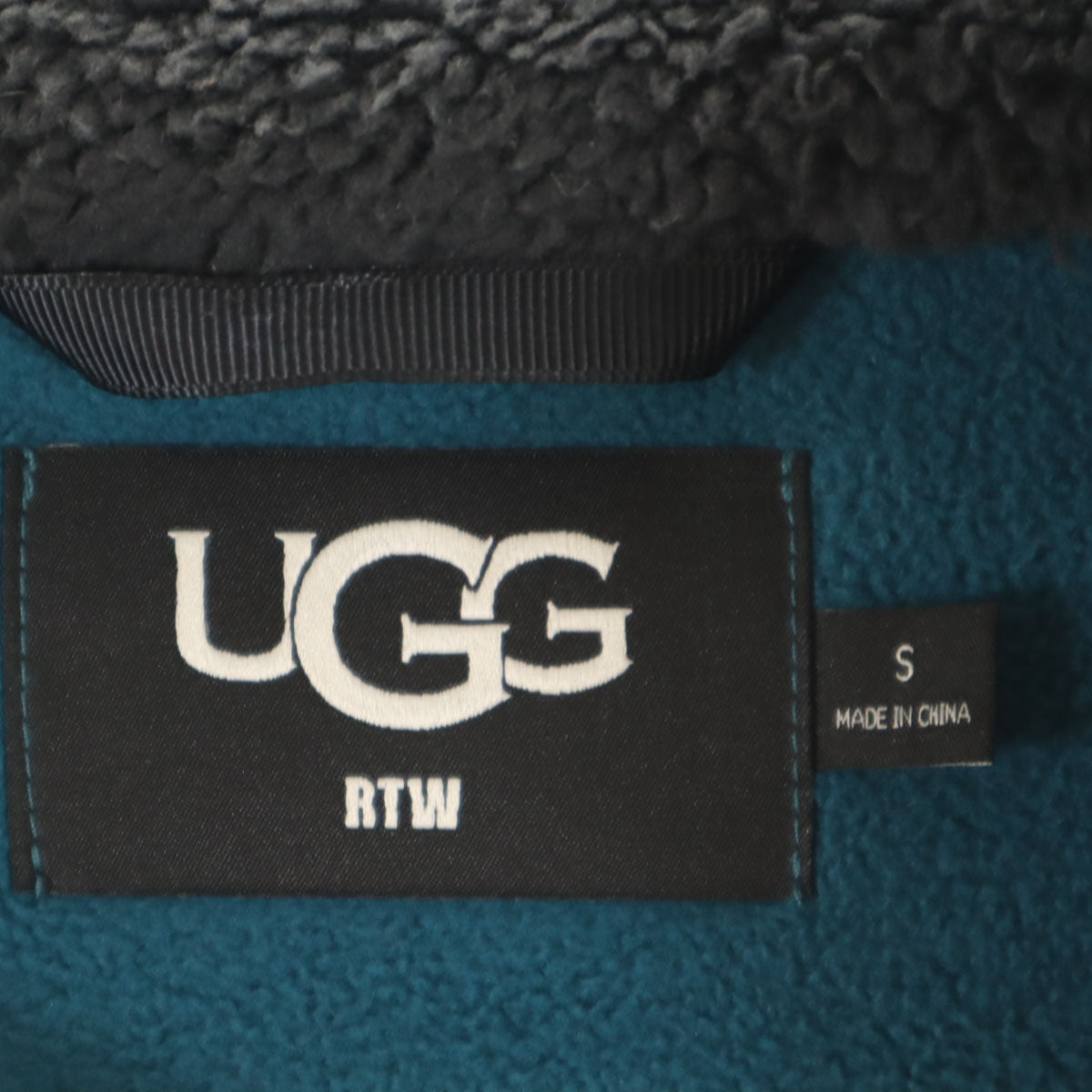 UGG アグ マーレーンシェルパロング ジャケット S グレー レディース