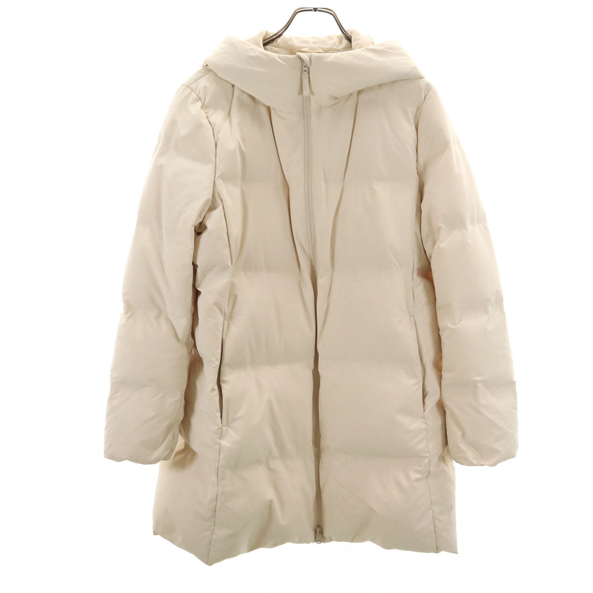 UNIQLO ユニクロ シームレス ダウンコート XL アイボリー レディース