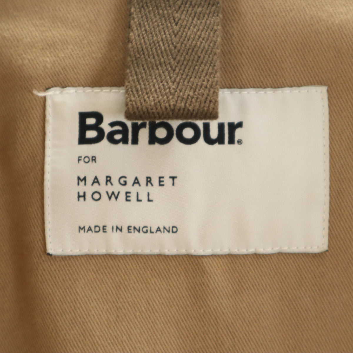 Barbour バブアー MARGARET HOWELL マーガレットハウエル コラボ イングランド製 ワックス ロングコート 8 ブラック レディース