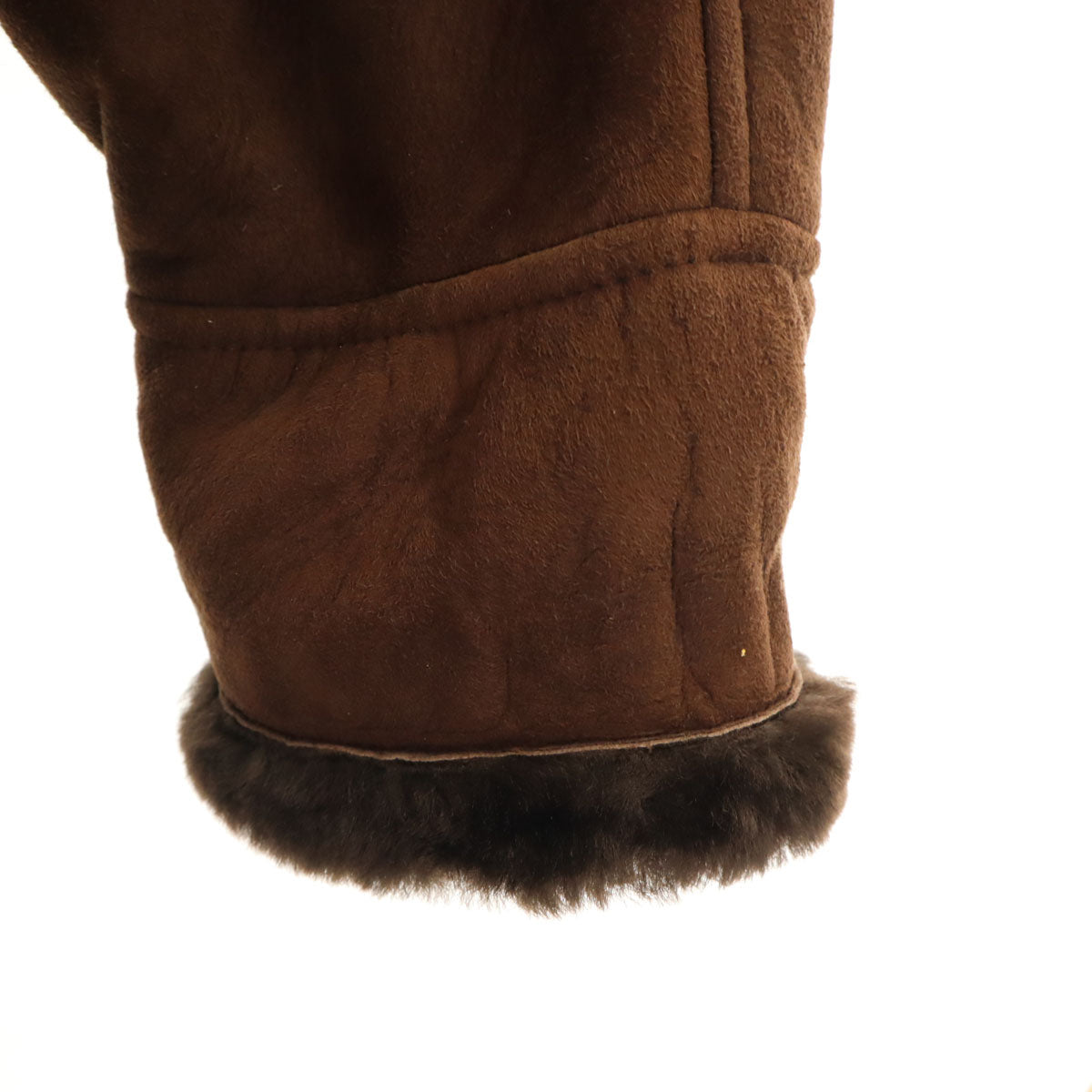 Pellini オーストラリア製 ダッフル 毛皮コート L ブラウン レディース