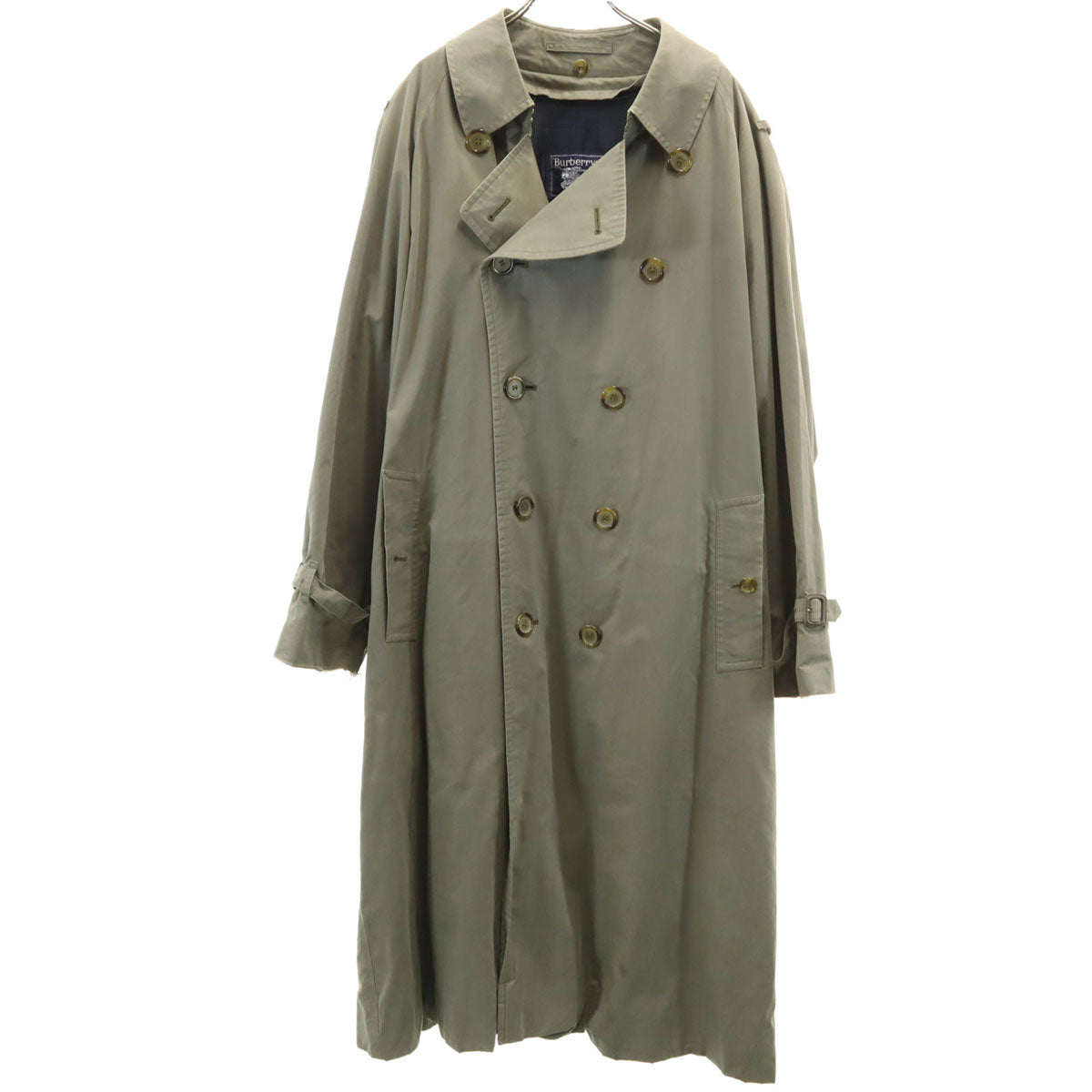 Burberrys バーバリーズ 80s 90s オールド トレンチコート 44 オリーブ系 ライナー付き メンズ