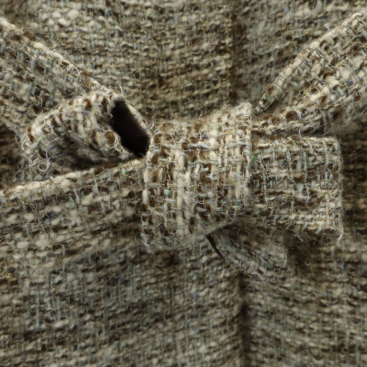 MAXMARA STUDIO マックスマーラステュディオ ツイード ステンカラーコート 42 グレージュ レディース