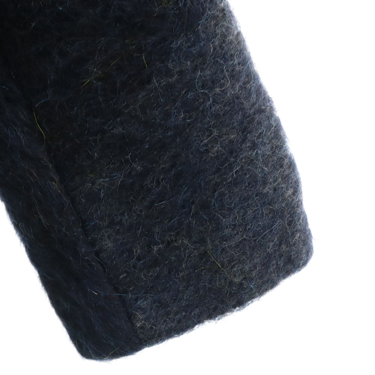 美品 STEPHAN SCHNEIDER ステファン シュナイダー ベルギー製 7分袖 ウールコート 1 ネイビー レディース