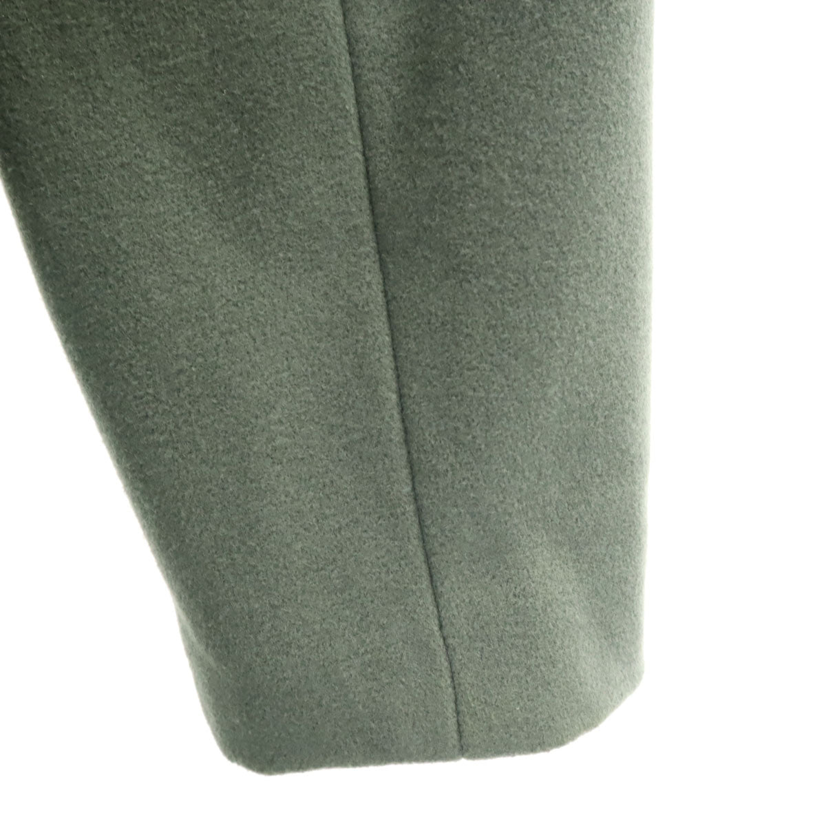 KBF ケービーエフ ノーカラーコート ONE SIZE グリーングレー レディース