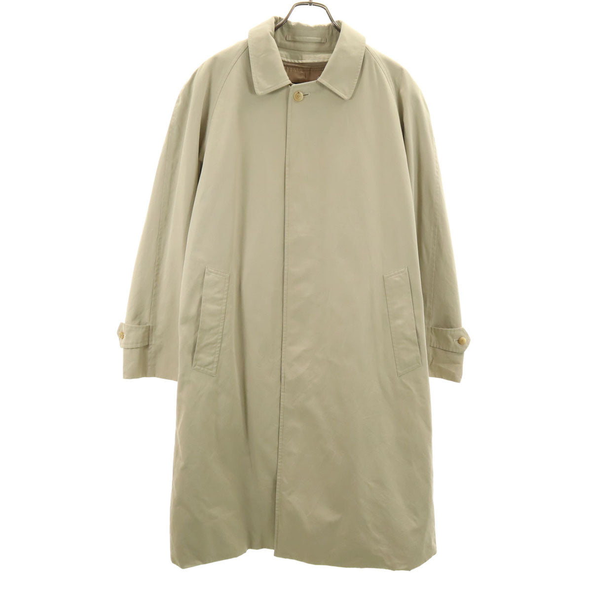 BURBERRY LONDON バーバリーロンドン 日本製 ステンカラーコート 92-170 ベージュ 三陽商会 ライナー付き メンズ