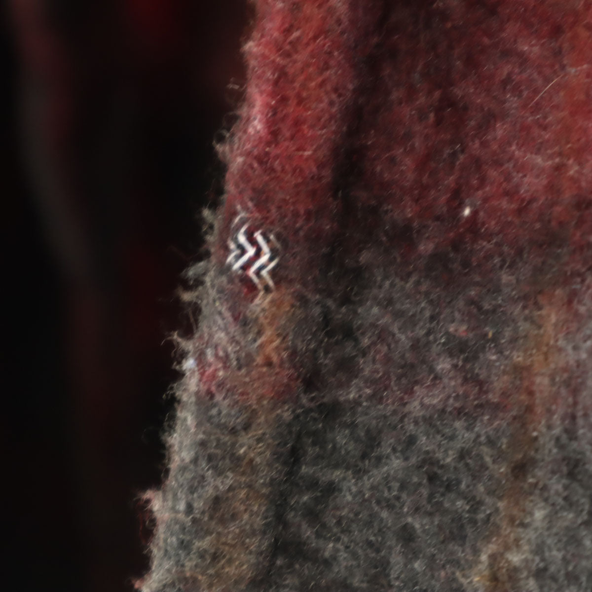 dolar 70s 80s スペイン製 ヴィンテージ チェック柄 ガウンコート M ボルドー メンズ