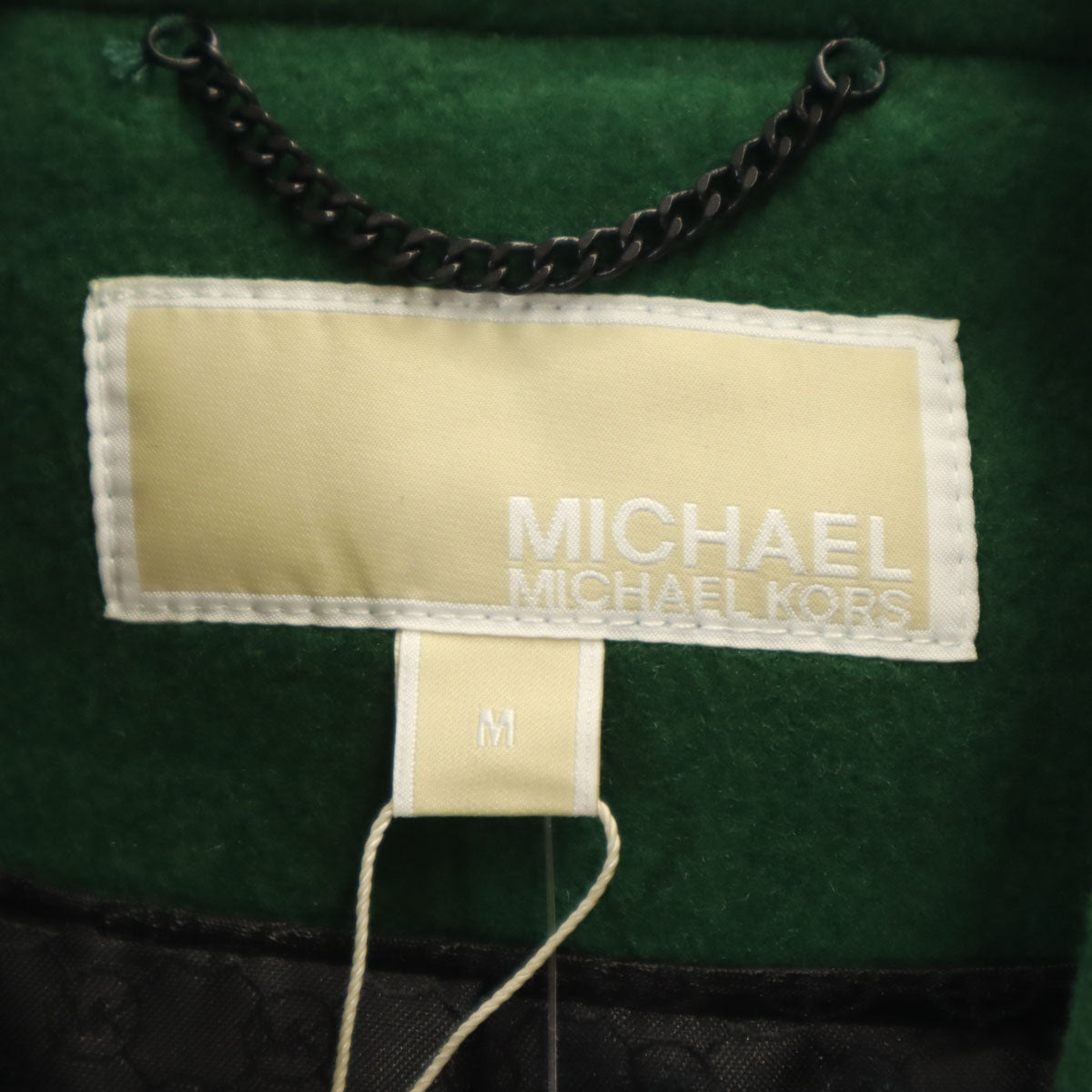 MICHAEL MICHAEL KORS マイケルマイケルコース ロングコート M グリーン系 タグ付き未使用 レディース