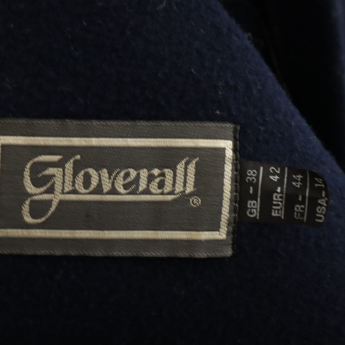 Gloverall グローバーオール 80s イングランド製 オールド メルトン ダッフルコート 14 ネイビー レディース