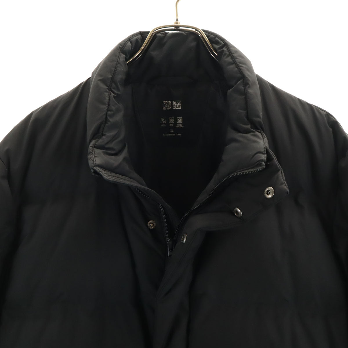 UNIQLO ユニクロ シームレス ダウンコート XL ブラック メンズ