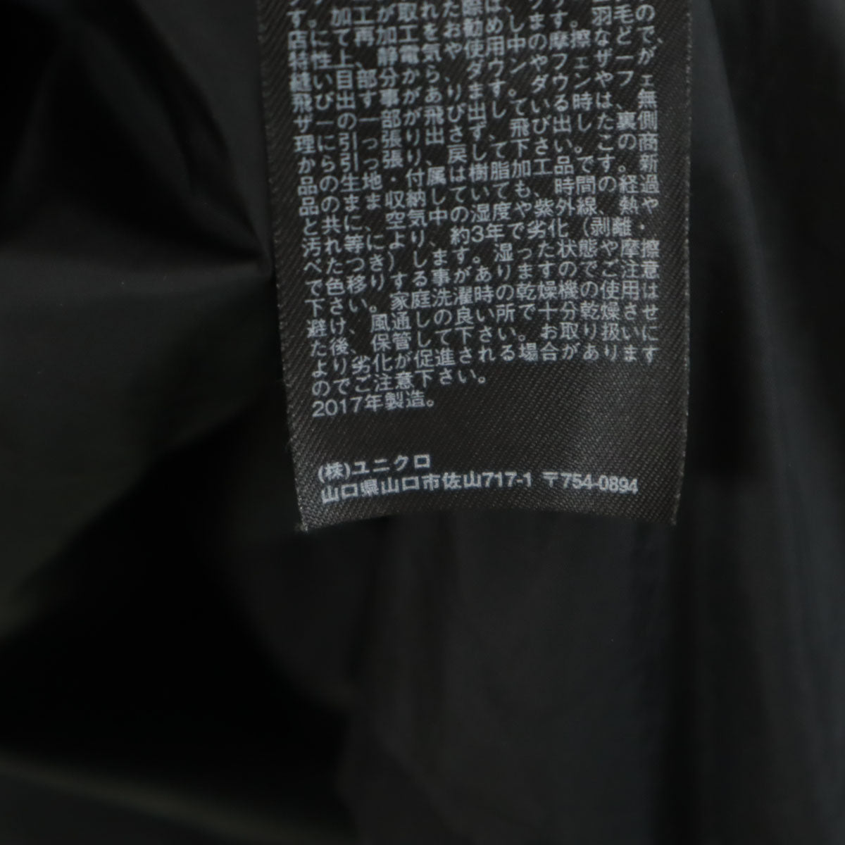 UNIQLO ユニクロ シームレス ダウンコート XL ブラック メンズ