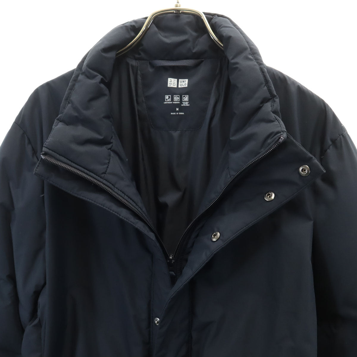 UNIQLO ユニクロ シームレス ダウンコート M ネイビー メンズ