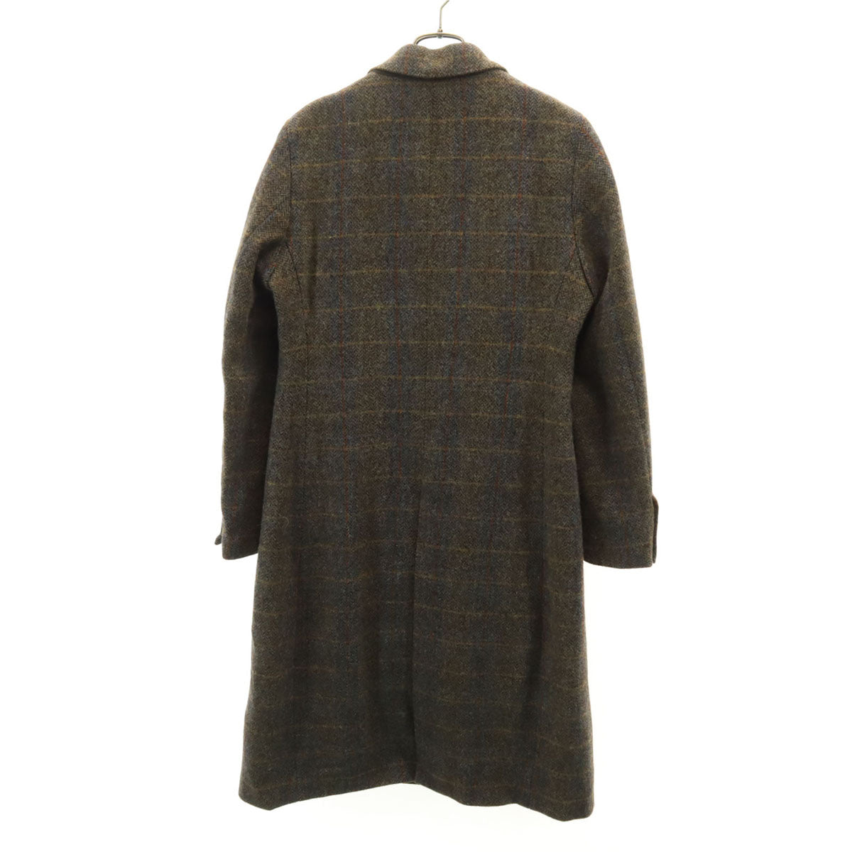 未使用 UNIQLO ユニクロ INES DE LA FRESSANGE イネスドラフレサンジュ コラボ チェック柄 ツイード コート L ブラウン系 レディース