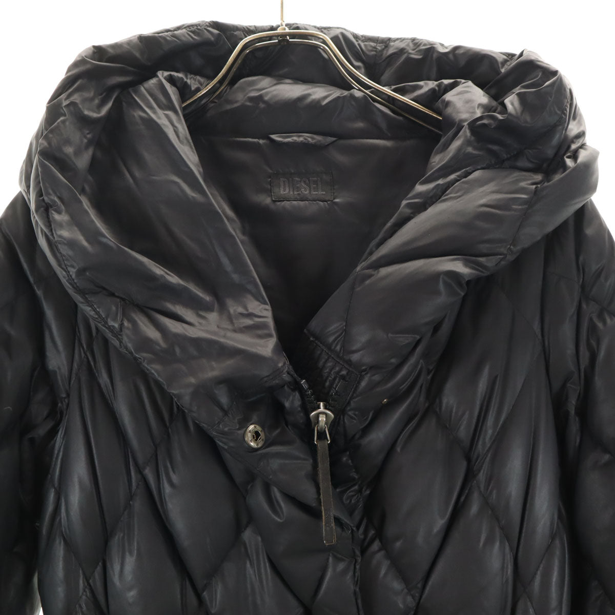 DIESEL ディーゼル ダウンコート XS ブラック レディース