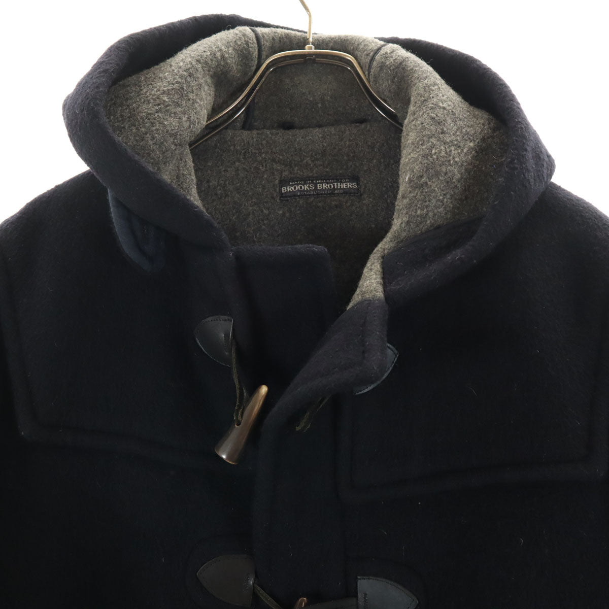 Brooks Brothers ブルックスブラザーズ イングランド製 ダッフルコート M ネイビー メンズ