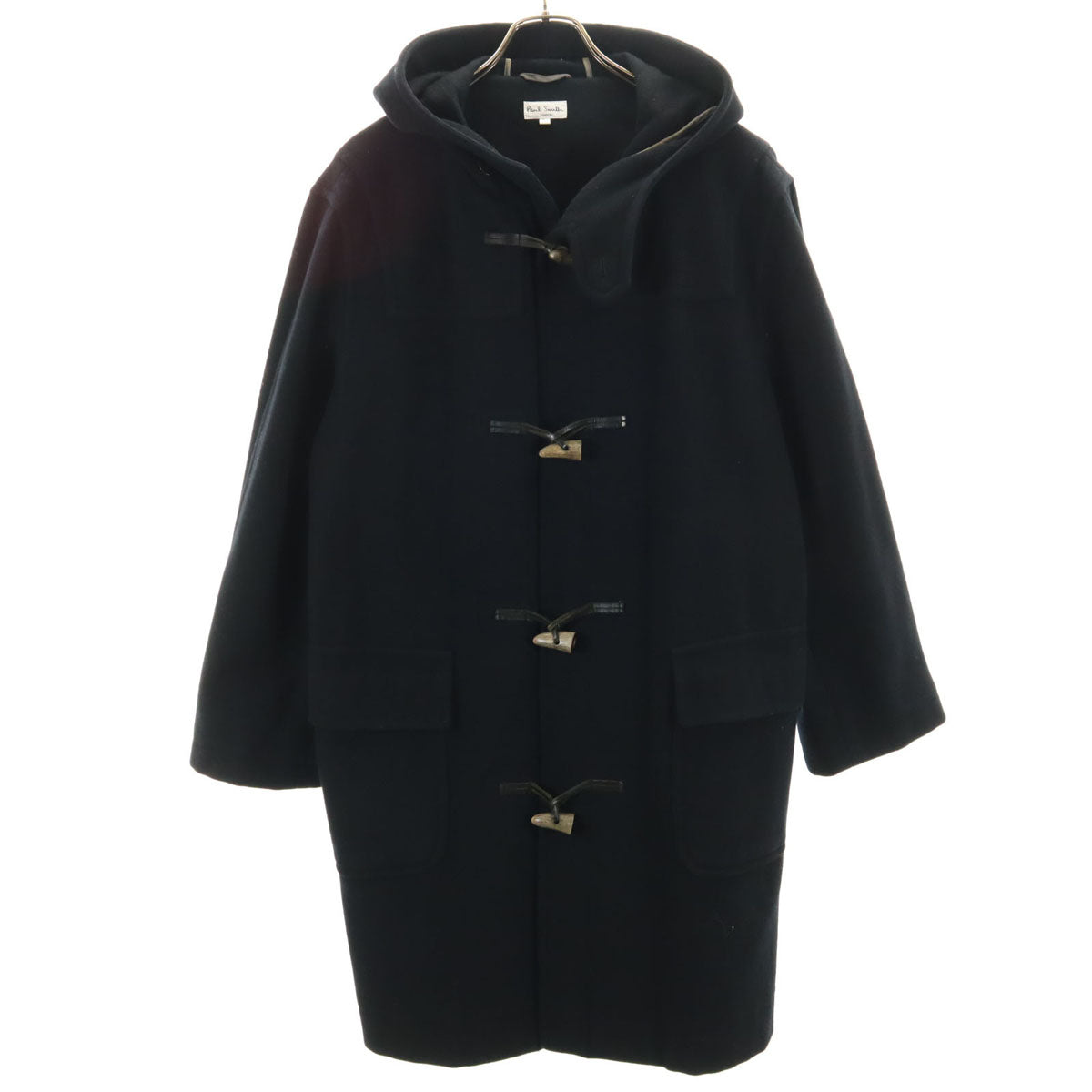 Paul Smith LONDON ポールスミスロンドン 日本製 ダッフルコート L ブラック メンズ
