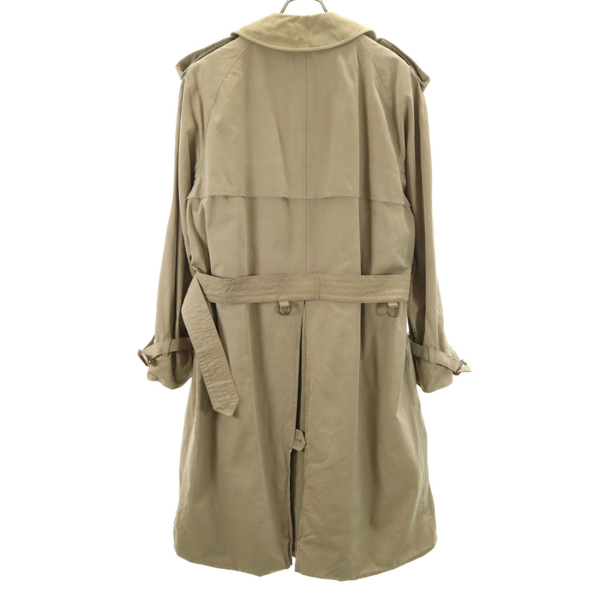 Aquascutum アクアスキュータム 70s 80s イングランド製 ヴィンテージ トレンチコート ベージュ系 ライナー付き メンズ