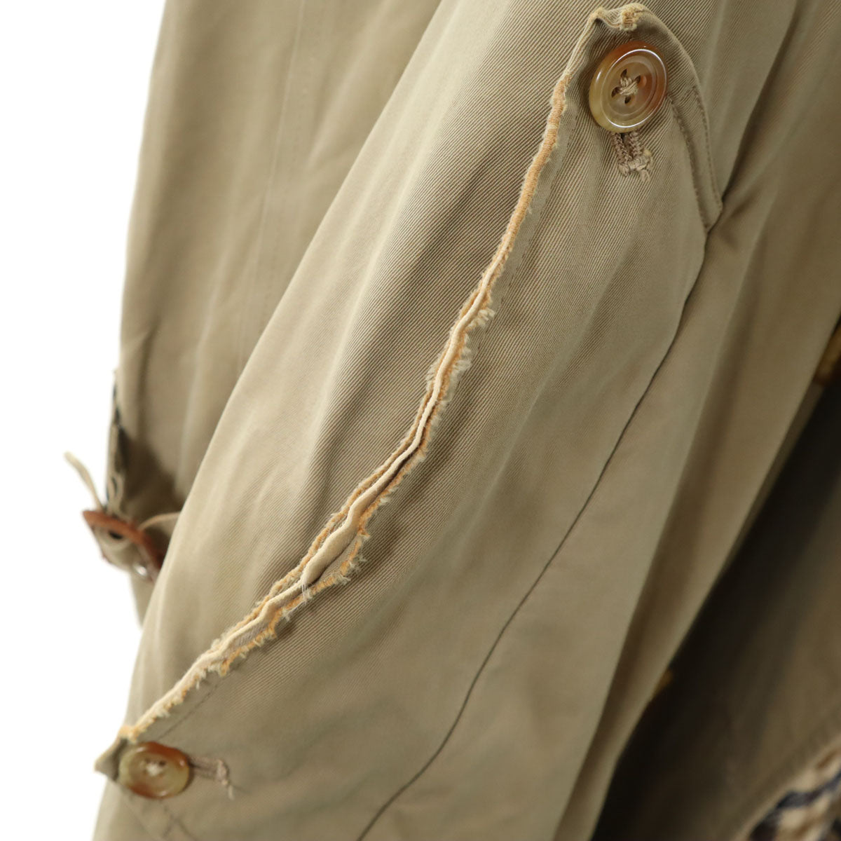 Aquascutum アクアスキュータム 70s 80s イングランド製 ヴィンテージ トレンチコート ベージュ系 ライナー付き メンズ