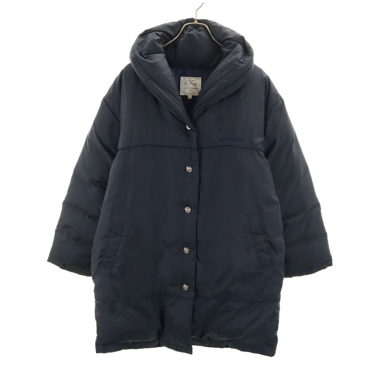 Courr_ges Sport Futur クレージュ スポーツフューチャー ダウンコート F ネイビー レディース