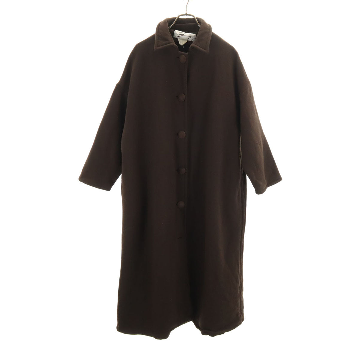 GENNY ジェニー 80s 90s イタリア製 オールド ステンカラーコート 42 ブラウン レディース