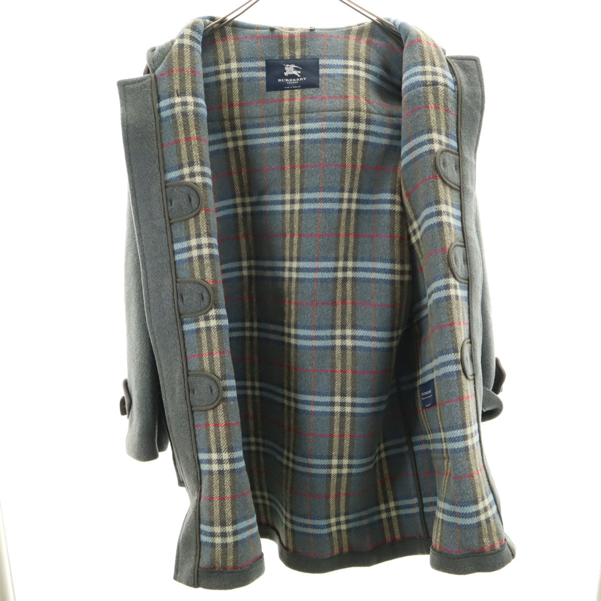BURBERRY LONDON バーバリーロンドン イギリス製 ダッフルコート グレー系 メンズ