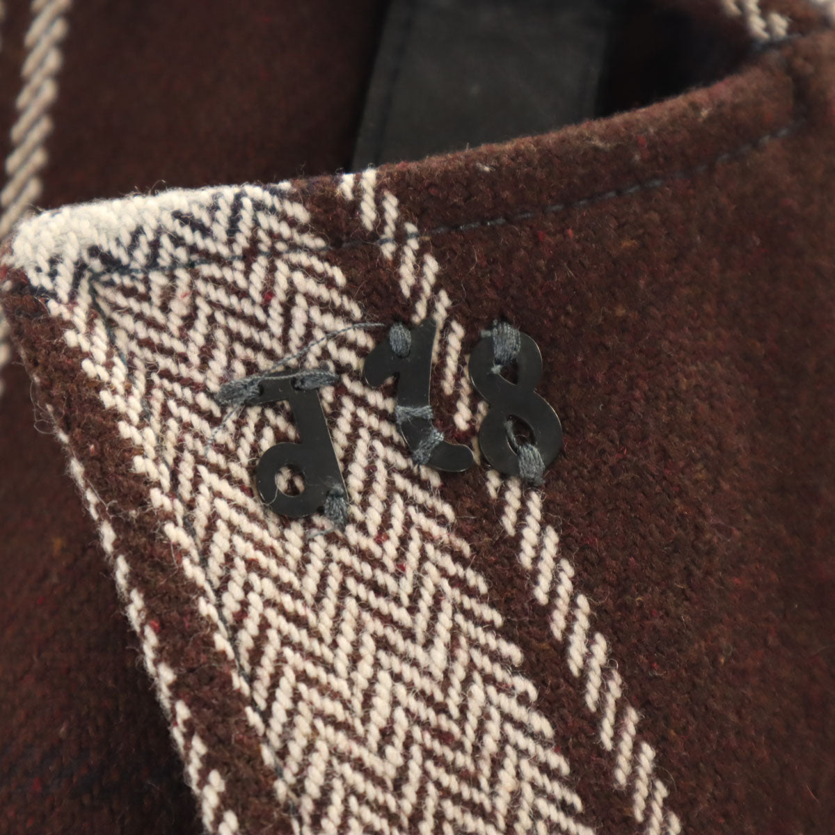 DIESEL ディーゼル チェック コート M ブラウン系 メンズ