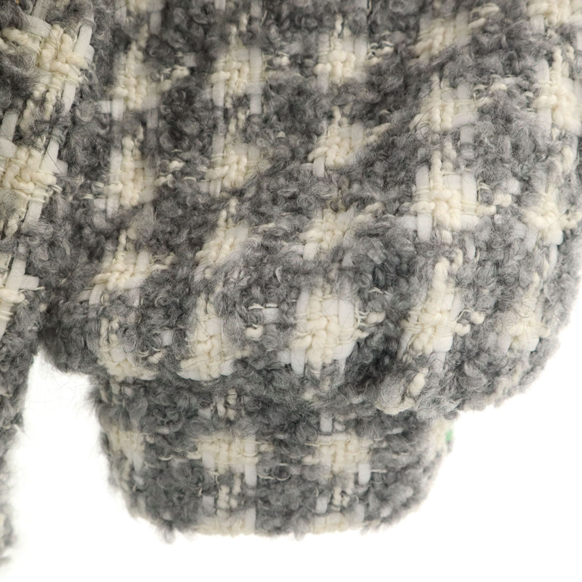 GRACE CLASS グレースクラス チェック ダウンコート 36 グレー系 レディース