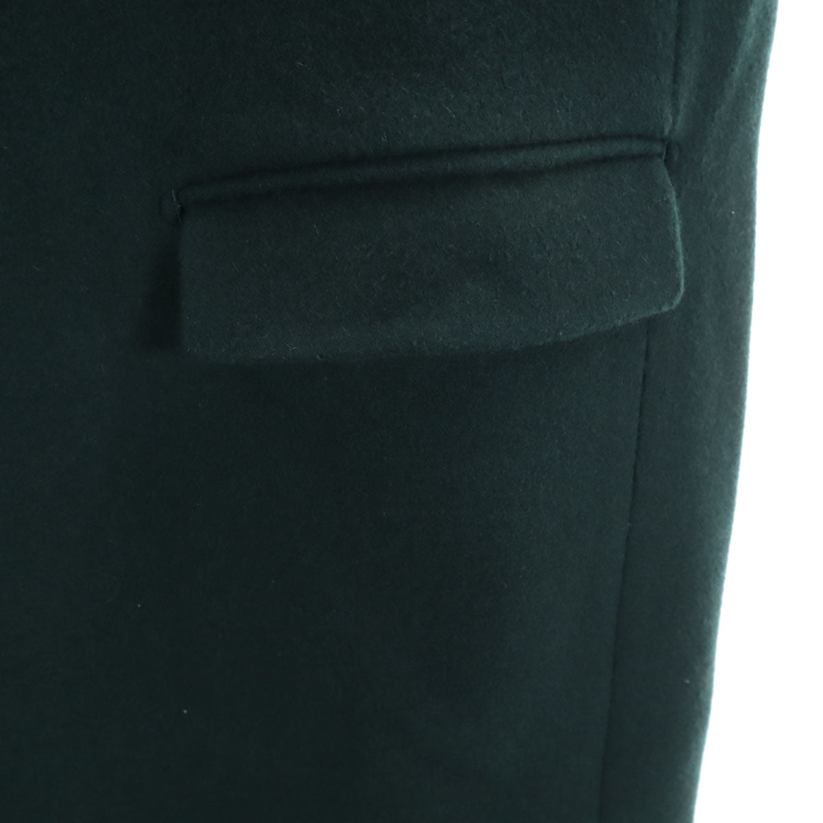 UNITED TOKYO ユナイテッドトウキョウ 日本製 メルトン チェスターコート 3 深緑 メンズ