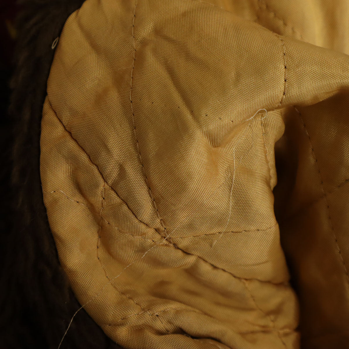 VAN HEUSEN ヴァンヒューゼン 70s ヴィンテージ ダブルブレスト コート 38 ブラウン 裏ボア メンズ