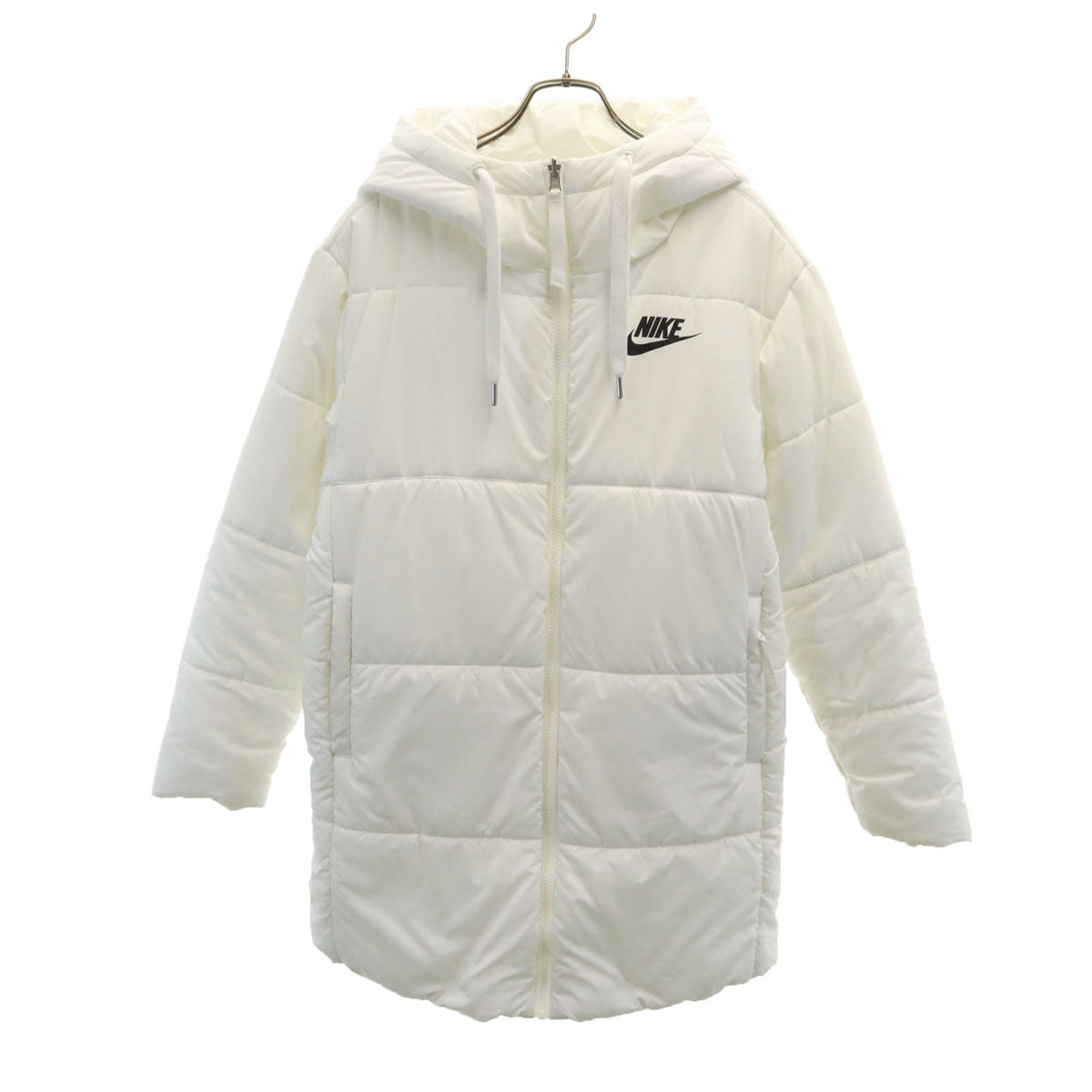 NIKE ナイキ リバーシブル 中綿コート L ホワイト レディース