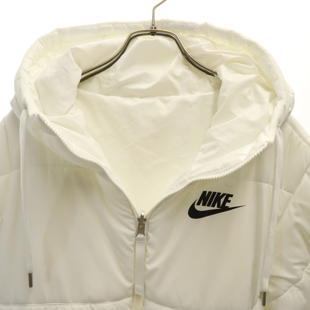 NIKE ナイキ リバーシブル 中綿コート L ホワイト レディース