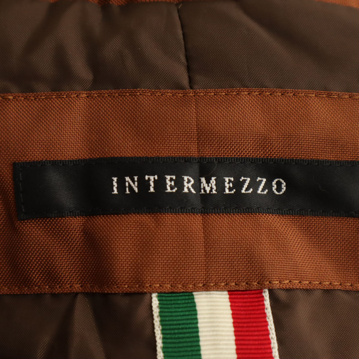 INTERMEZZO インターメッツォ ダウン モッズコート LL ブラウン メンズ