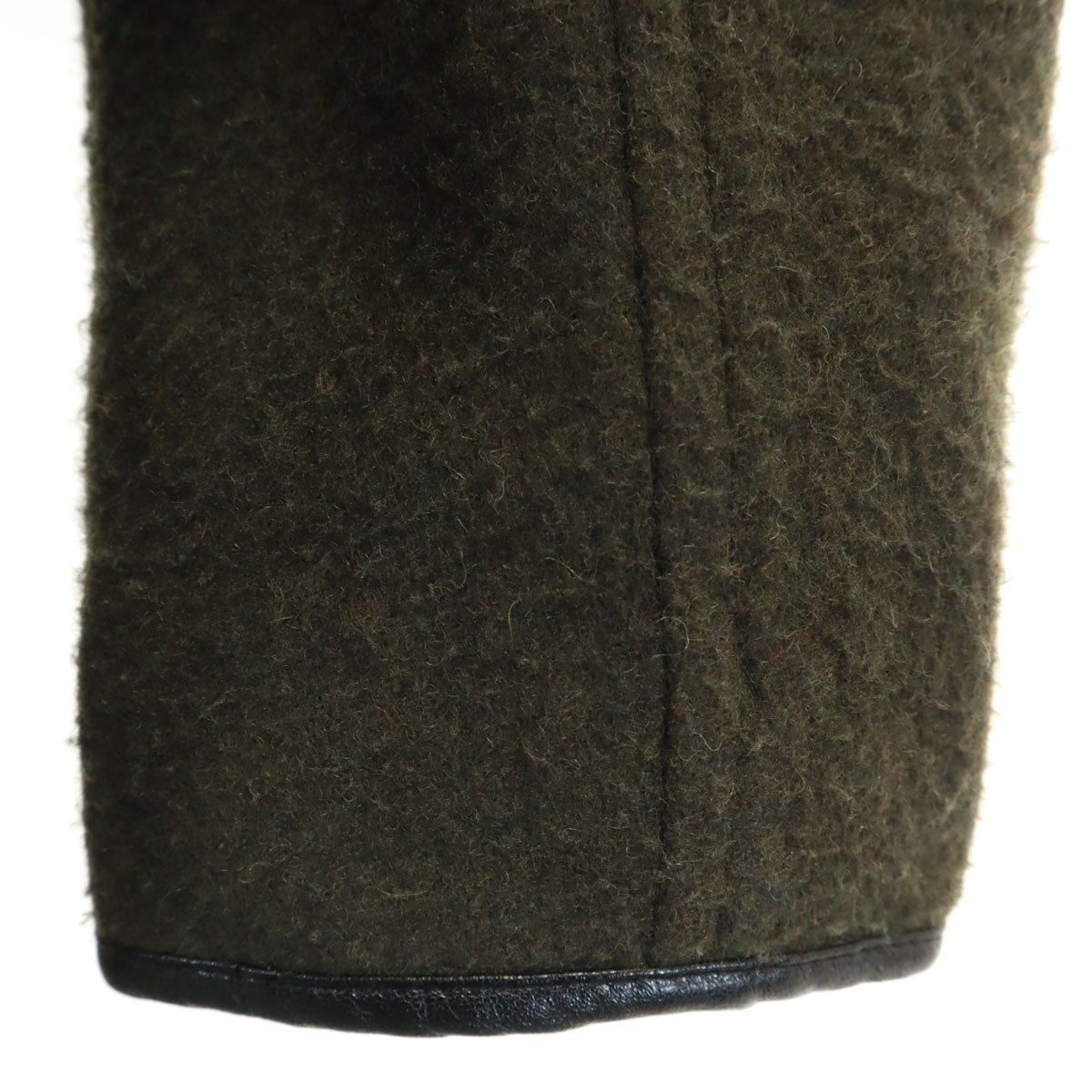 nano universe ナノユニバース 西川ダウン ダッフルコート 38 カーキ ダウンライナー付き レディース