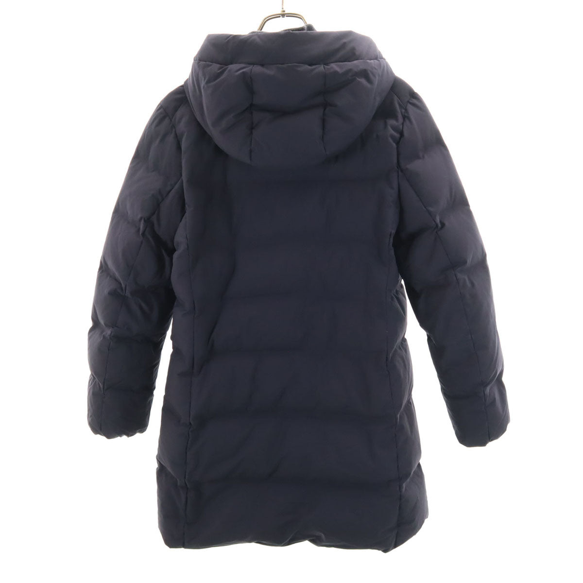 UNIQLO ユニクロ シームレス ダウンコート L ネイビー レディース