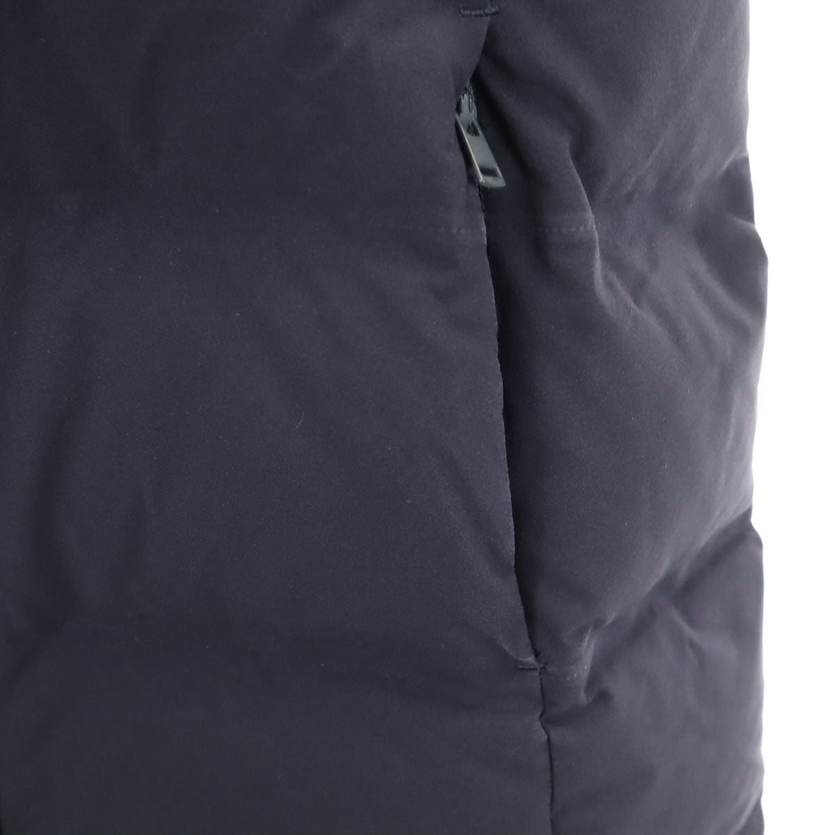 UNIQLO ユニクロ シームレス ダウンコート L ネイビー レディース