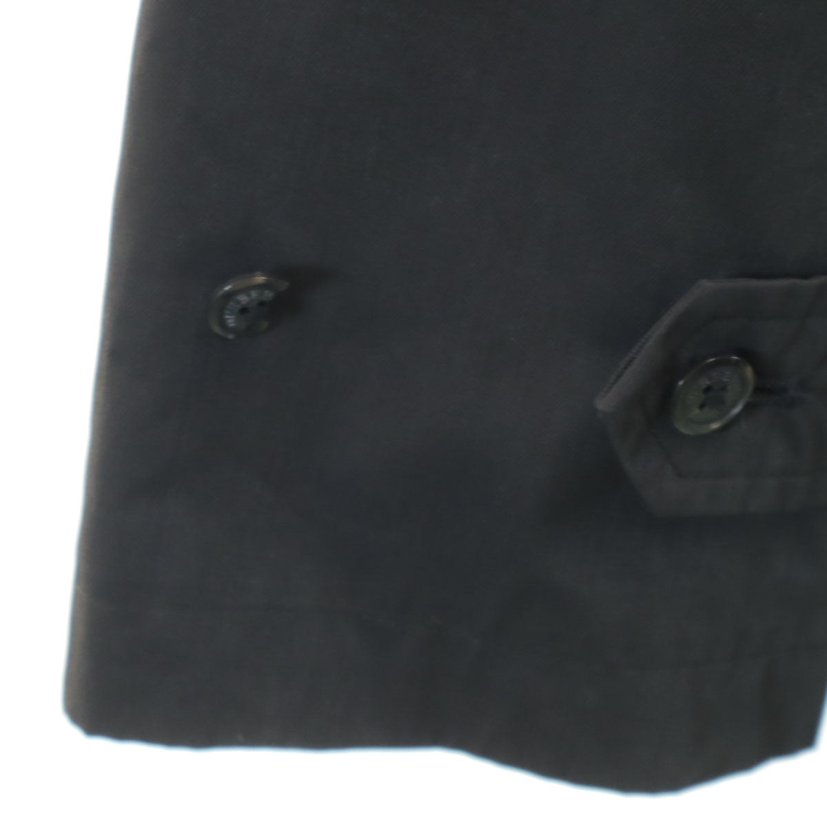 BURBERRY LONDON バーバリーロンドン 日本製 スタンドカラー コート M チャコールブラック ライナー付き 三陽商会 メンズ