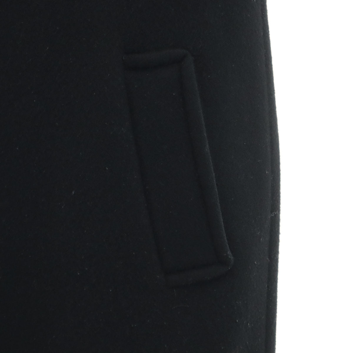 BLUE LABEL CRESTBRIDGE ブルーレーベルクレストブリッジ ウールコート 38 ブラック レディース