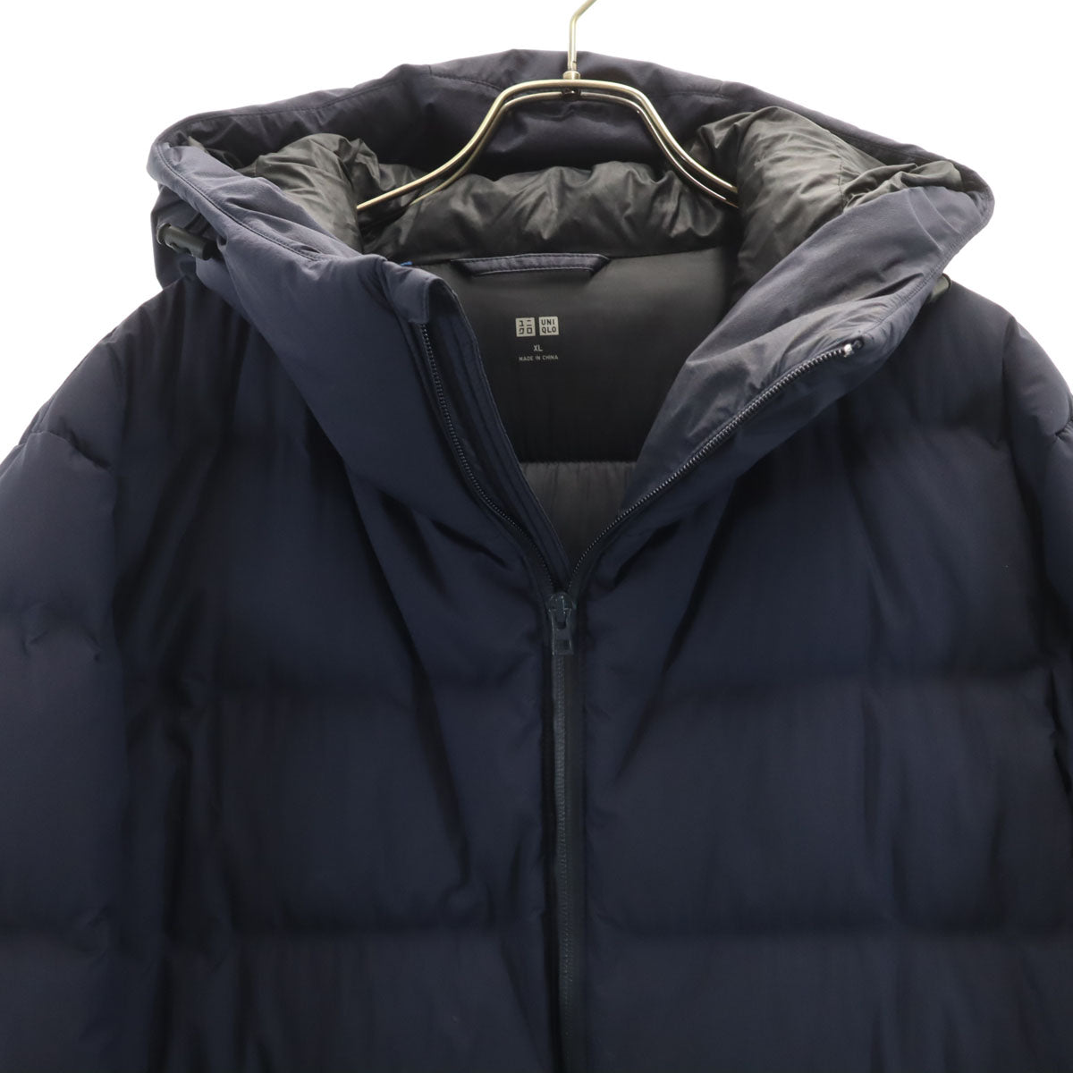 UNIQLO ユニクロ シームレス ダウンコート XL ネイビー メンズ