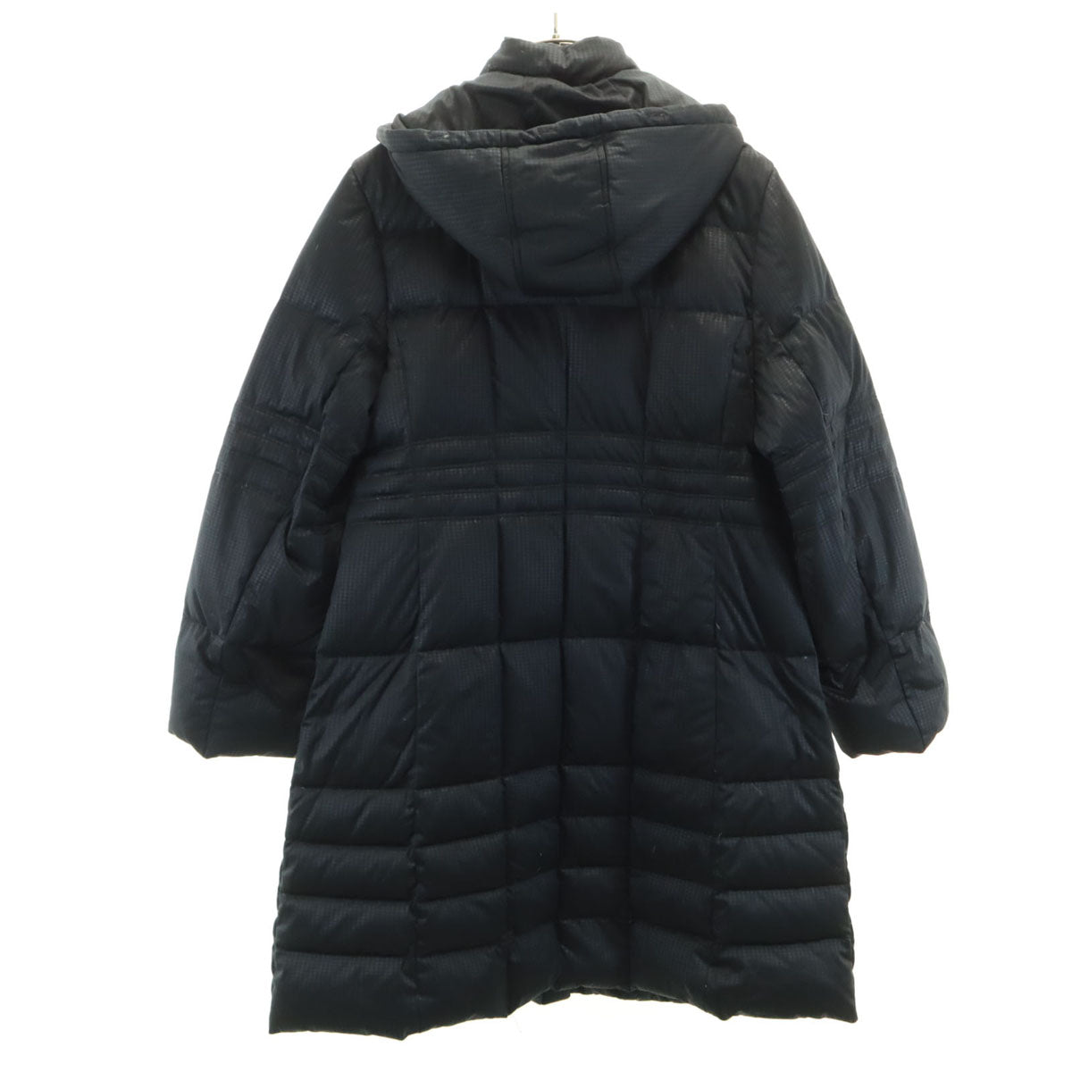 BALMAIN バルマン ハウンドトゥース柄 ダウンコート M ブラック系 千鳥格子 レディース